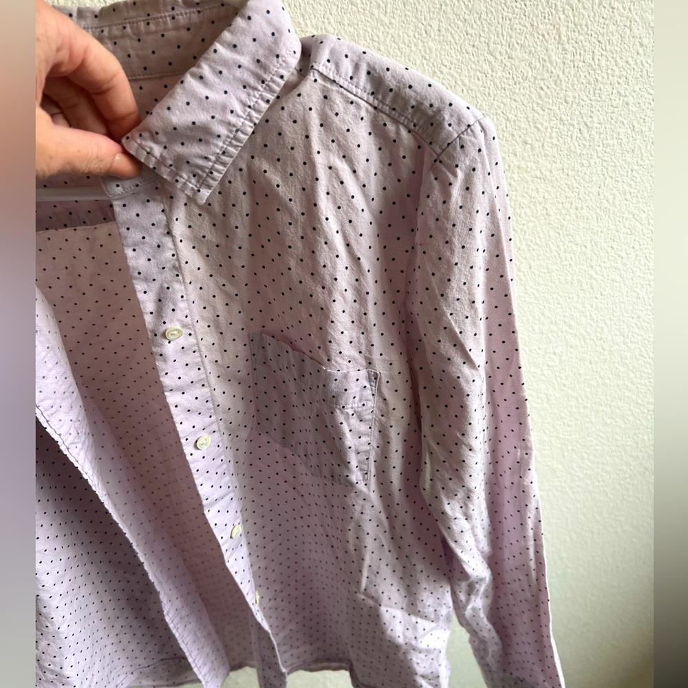 J. Crew sz 4 light purple button up